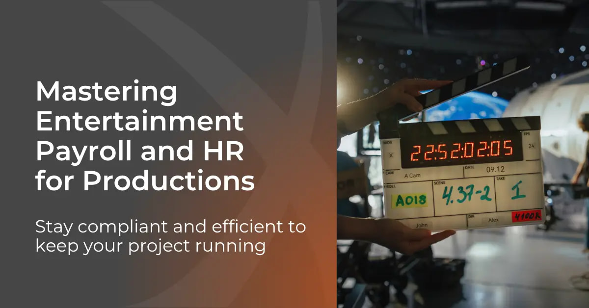 entertainment company looks for a good production payroll company