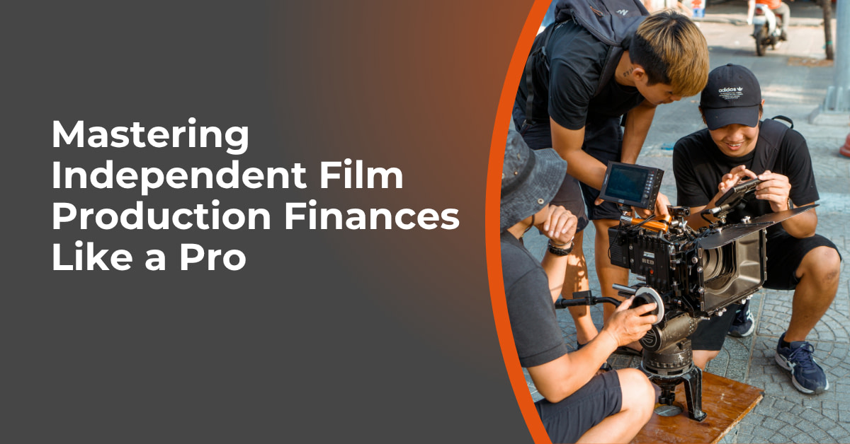 Independent creative team debating film production finances