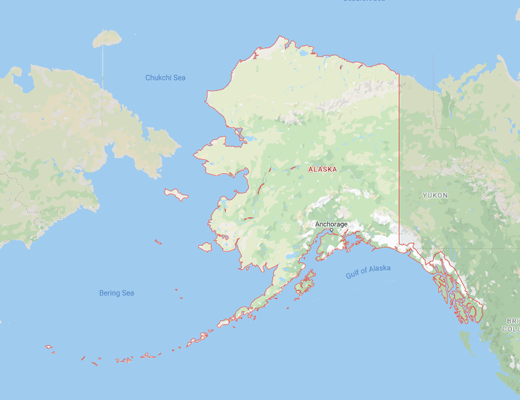 Alaska map