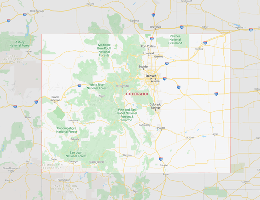 Colorado map