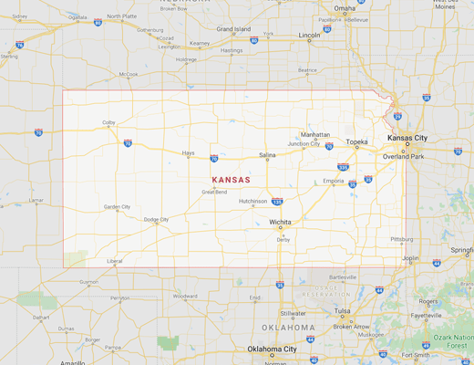 Kansas map