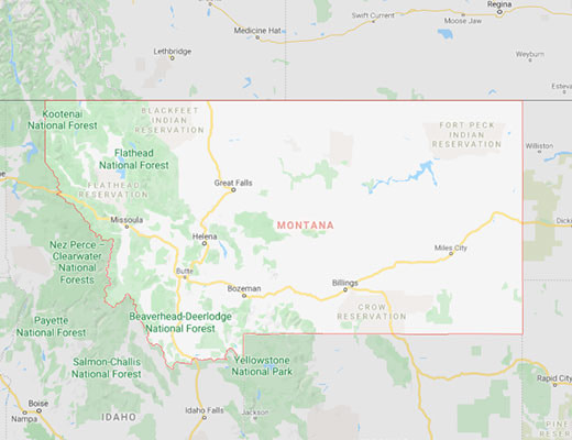 Montana map