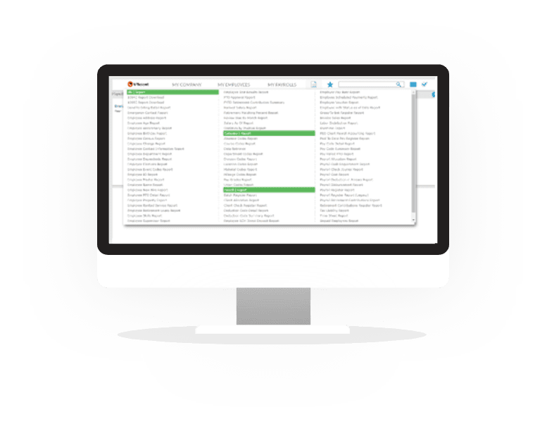 Vfficient payroll Reporting software