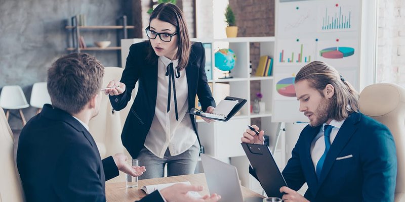 Shocked Colleague Trying To To Understand The Conflict