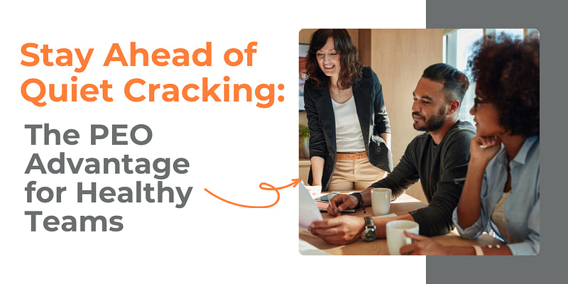 Quiet cracking is becoming a bigger issue for employees, and it’s making things more difficult for employers. Learn how PEOs can help employers stay ahead of quiet cracking and improve mental health at work.
