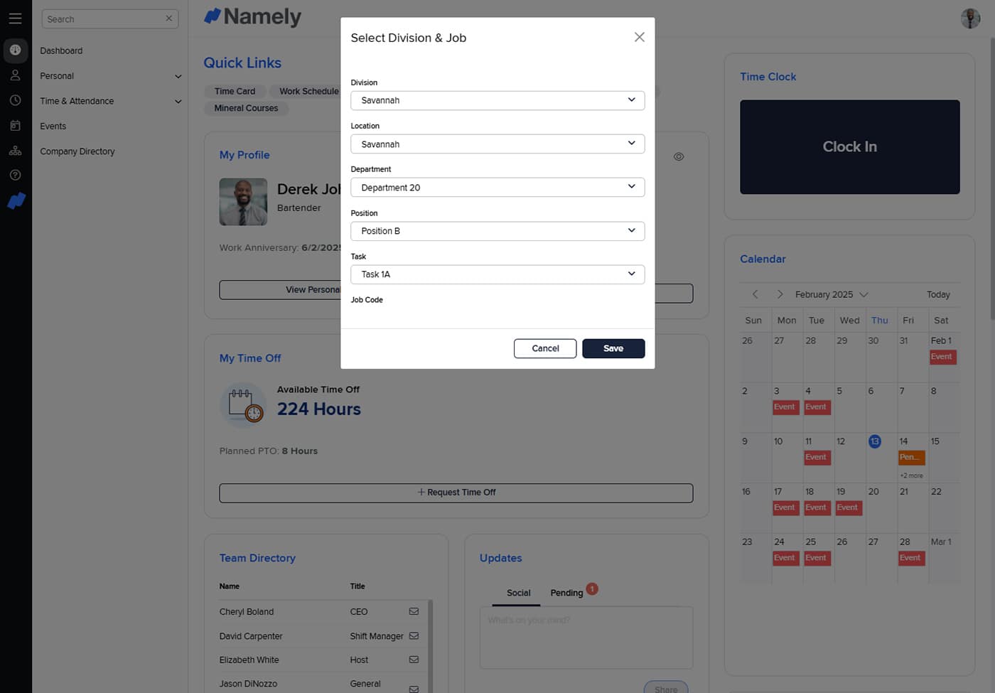 staffmate | employee scheduling & time tracking Images... Time and Attendance Software in a Single HCM Platform - Namely