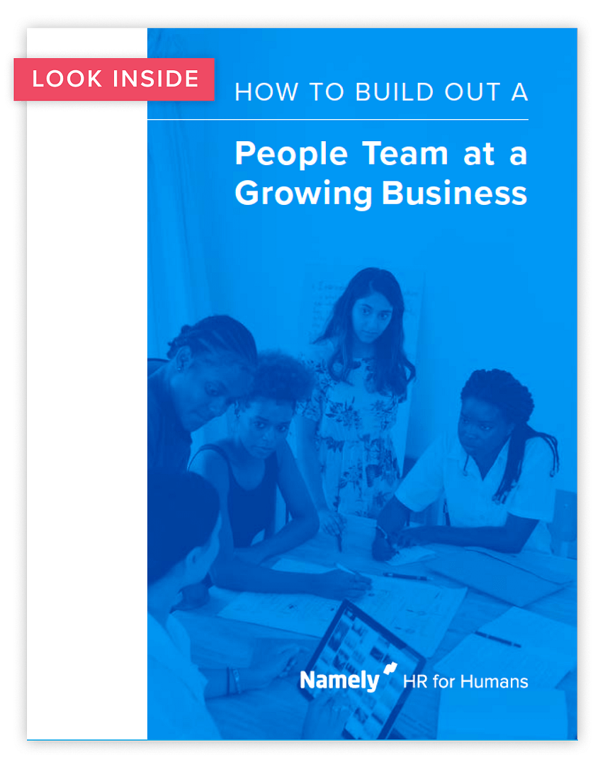 Building Out a People Team at a Growing Business - Namely