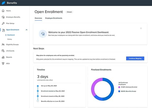 Open Enrollment Panel Full