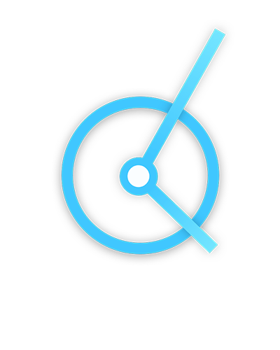 A graphic for a clock