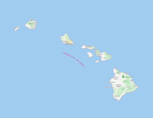 Hawaii map