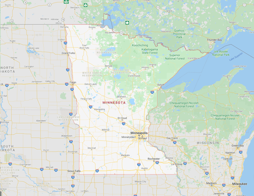 Minnesota map