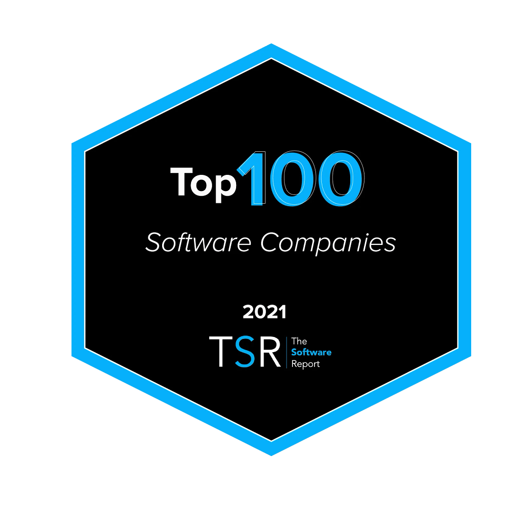 Top 100 software companies 2021 award