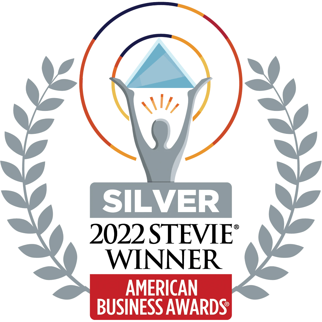 Silver 2022 Stevie Logo award