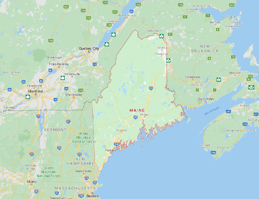 Maine map