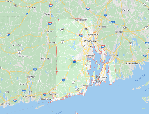 Rhode Island map