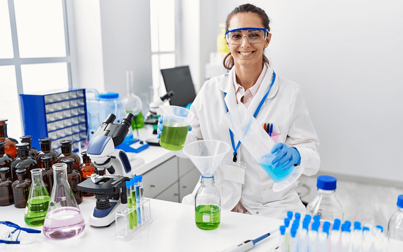 Professionals in the pharmaceutical sector working remotely with outsourced admin support teams.