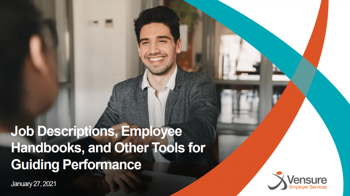 Guide to Job Descriptions & HR Performance Tools (Webinar) - VensureHR