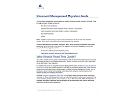 Document Management Migration Guide PrismHR
