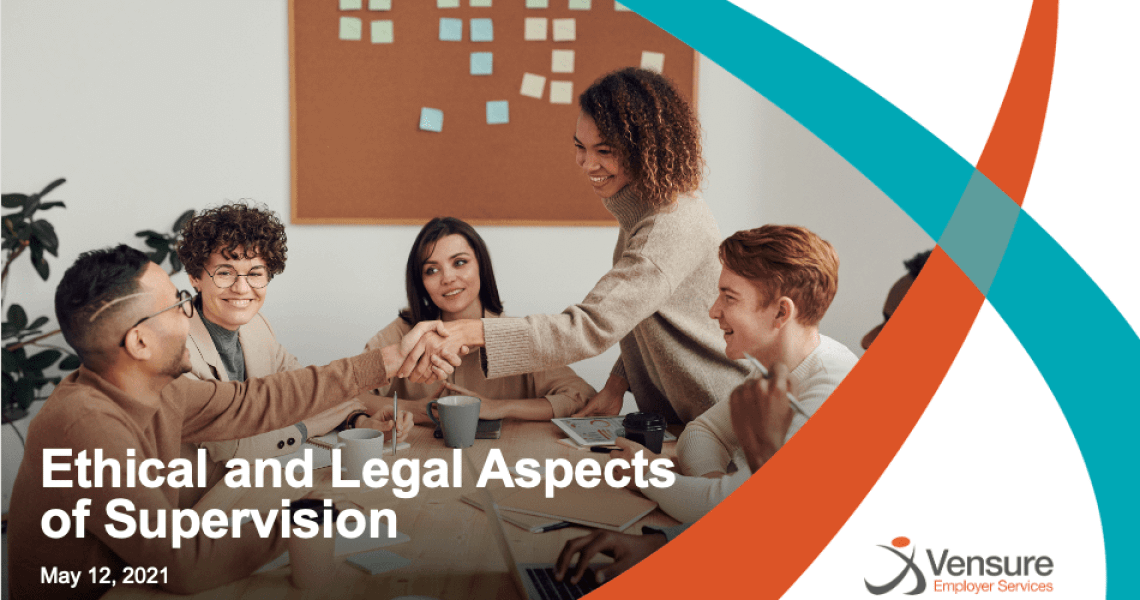 Ethical and Legal Aspects of Supervision